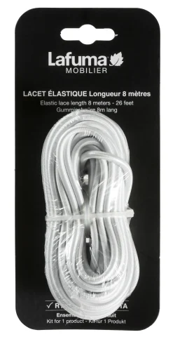 Tuinmeubelen|ohgreen 8 M ELASTIC LACES Blanc
