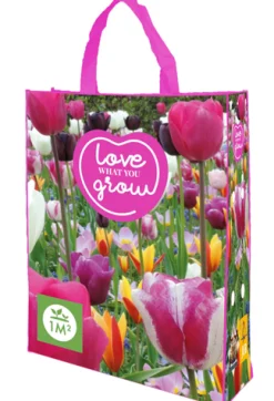 Bloembollen|Ecocheques|ohgreen 1 shopping bag met tulpen mix 'love what you grow'