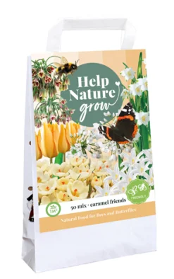 Bloembollen|Ecocheques|ohgreen 1 tas caramel friends 'help nature grow'