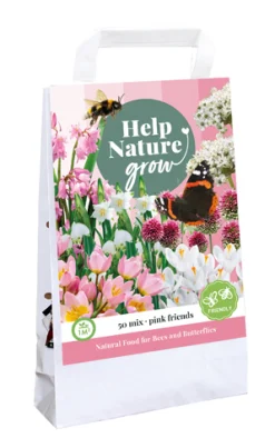 Bloembollen|Ecocheques|ohgreen 1 tas pink friends 'help nature grow'
