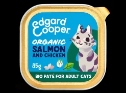 Ecocheques|Kat Voeding|ohgreen Adult paté bio zalm&kip 85g