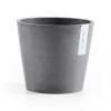 Kunststof|Ecocheques|ohgreen Amsterdam 20cm grijs met waterreservoir