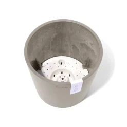 Kunststof|Ecocheques|ohgreen Amsterdam 20cm taupe met waterreservoir
