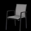 Tuinmeubelen|ohgreen Armstoel Grant zilver grijs/charcoal