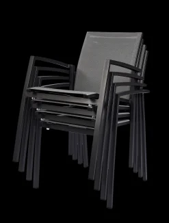 Tuinmeubelen|ohgreen Armstoel Grant zilver grijs/charcoal