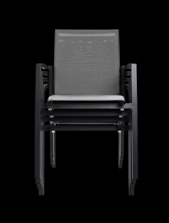 Tuinmeubelen|ohgreen Armstoel Grant zilver grijs/charcoal