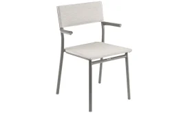 Tuinmeubelen|ohgreen Armstoel Oron Duo Galet Titane