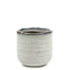 Potten En Vazen|ohgreen Bain blanche Sierpot s l9,5xb9,5xh9cm wit