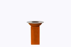Bbq|ohgreen Barbecue Cortenstaal d70cm met vierkante sokkel