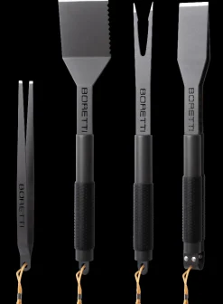 Accessoires En Onderhoud|ohgreen Barbecue 4-delige set (tang, spatel, vork, pincet)