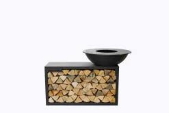 Bbq|ohgreen Barbecue Island d88cm met grote houtopslag