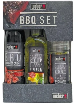 Voeding|ohgreen Bbq set trio (olie, crème & zout)