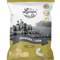 Voeding|ohgreen Belgische chips met ui 125g