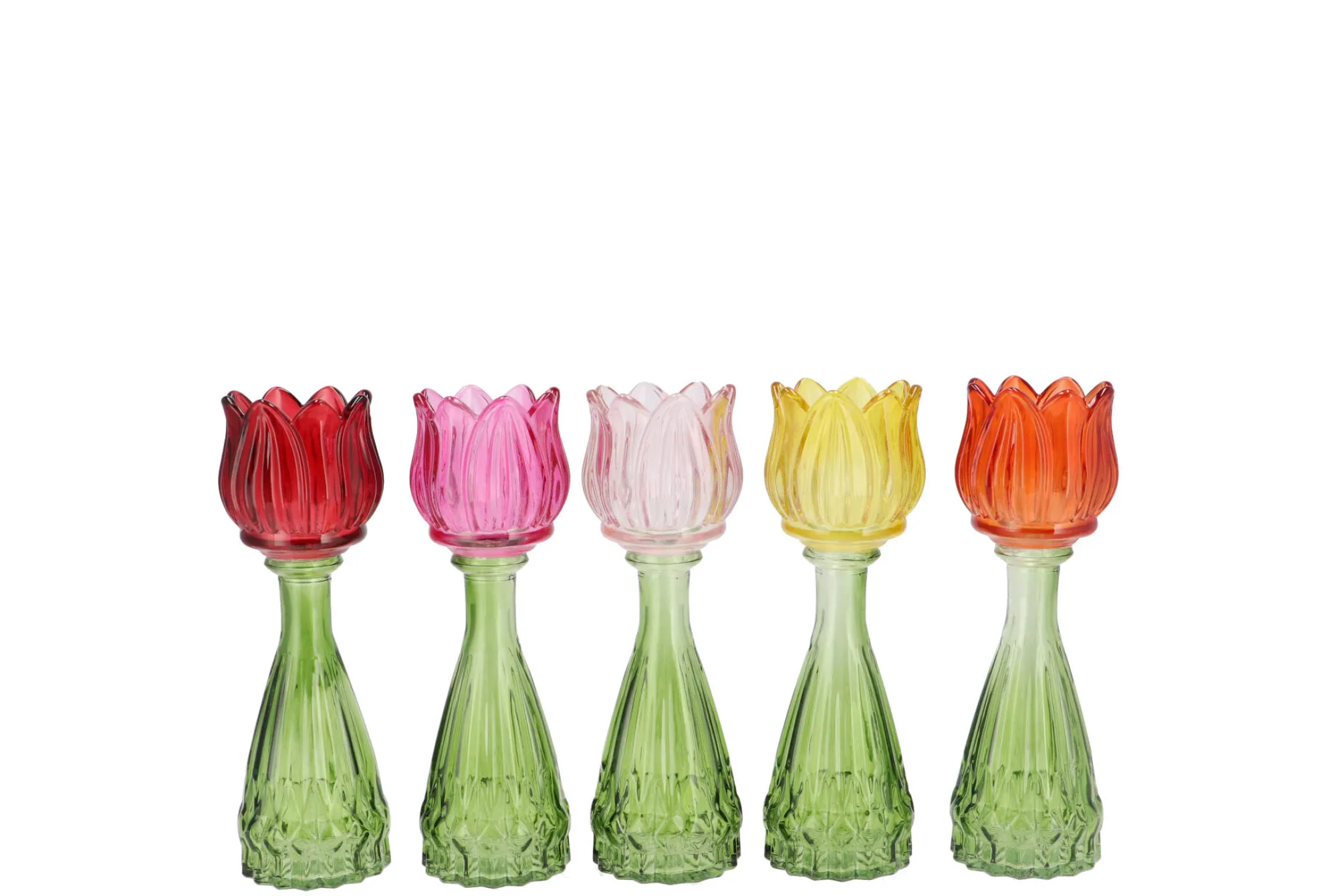 Potten En Vazen|ohgreen Bicolore tulp vaas 7x18