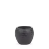 Potten En Vazen|ohgreen Black Ancient Sierpot s l13xb13x11,5 zwart