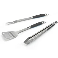 Accessoires En Onderhoud|ohgreen Black Pepper Set van spatel, vork en tang rvs zwart 43cm