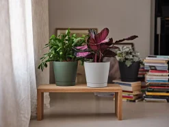 Kunststof|Ecocheques|ohgreen Bloempot Orione 24cm wolkwit