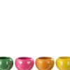 Potten En Vazen|ohgreen Bloempot smiley porselein mix small assortiment van 4