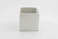 Potten En Vazen|ohgreen BLOEMPOT VIERKANT BASIC MINI Ø 7CM MAT WIT