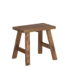 Meubilair|ohgreen Bold kruk recycled hout bruin - l38xb28,5xh34cm