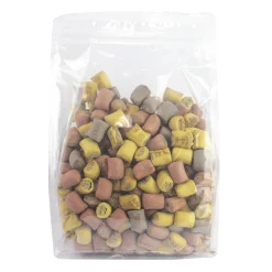 Werelddierendag|Hond Voeding|ohgreen Bonte mini-mergpijpjes 1 kg./zak