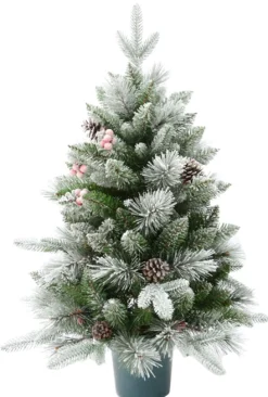 Kerstbomen|Kerstbomen Kunststof|ohgreen Boom in pot 58 x 90cm