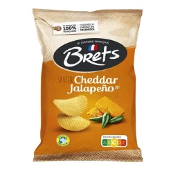Voeding|ohgreen Brets chips met cheddar jalapeño smaak