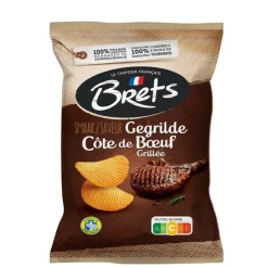 Voeding|ohgreen Brets chips met gegrilde runderrib smaak