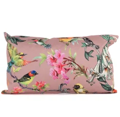 Accessoires En Onderhoud|ohgreen Buitenkussen vogels oud roze 30x50cm