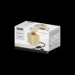 Verlichting|ohgreen calex tafelarmatuur E27 hout met snoer 1,8m met schakelaar