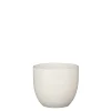 Potten En Vazen|ohgreen Carrie pot rond wit glaze - h14xd16cm