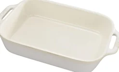 Koken|ohgreen Ceramic by Staub Gratineerschaal 27 x 20 cm - ivoor