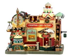 Lemax Kerstdorpen|ohgreen Christmas cake factory, with 4.5v adaptor