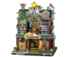 Lemax Kerstdorpen|ohgreen Christmas cheer bottling company, with 4.5v adaptor