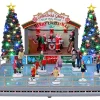 Lemax Kerstdorpen|ohgreen Christmas grove schaatsbaan, met 4,5v adapter