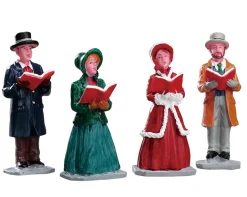 Lemax Kerstdorpen|ohgreen Christmas harmony, set of 4