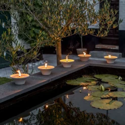 Geuren|ohgreen Citronellakaars in witte schaal - Ginger Love