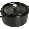 Koken|ohgreen Cocotte rond 24 cm zwart