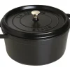Koken|ohgreen Cocotte rond 28 cm zwart