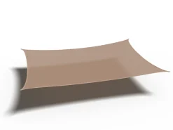 Schaduwdoeken|ohgreen Coolfit schaduwdoek rechthoek, 400x300cm, zand