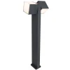 Verlichting|Ecocheques|ohgreen Cuba tuinpaal 2 licht donkergrijs led 24.4w