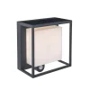 Verlichting|Ecocheques|ohgreen Curtis solar wandlamp donkergrijs led 3w