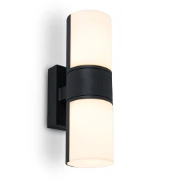 Verlichting|Ecocheques|ohgreen Cyra wandlamp met 2 lichkoppen mat zwart led 16.1w