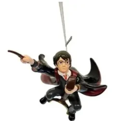 Kerstornamenten|ohgreen 3d ornament harry potter op bezemsteel