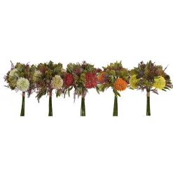 Herfst|Kunstbloemstukken|ohgreen Dahlia distel boeket
