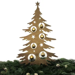 Decoratie|ohgreen Denneboom op basis om kerstballen in te hangen - small