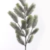 Kerstdecoratie|ohgreen Dennentak x17 met sneeuw 65cm groen