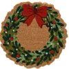 Kerstdecoratie|ohgreen Deurmat kokosvezel krans