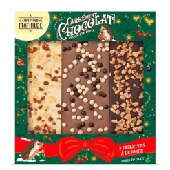 Feesttafel|ohgreen Doos 3 tabletten kerstmis chocolades