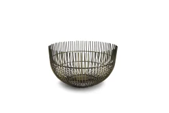 Servies|ohgreen Draadmand 21xh12 vintage goud